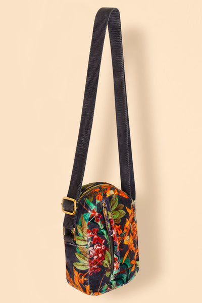 Botany Bliss Velvet Crossbody Bag