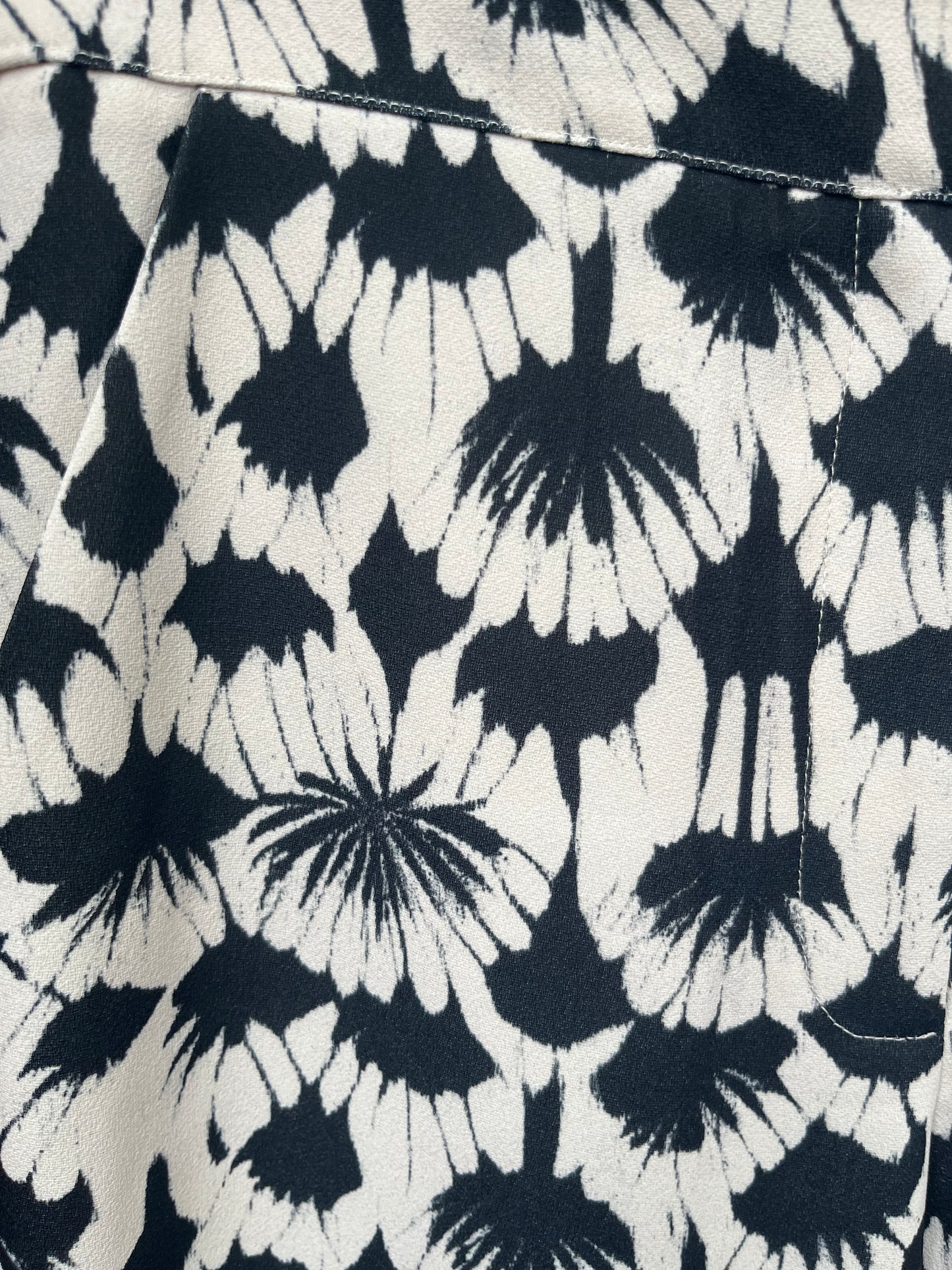 Fancy Like Wide Leg Pants - Black/White fan