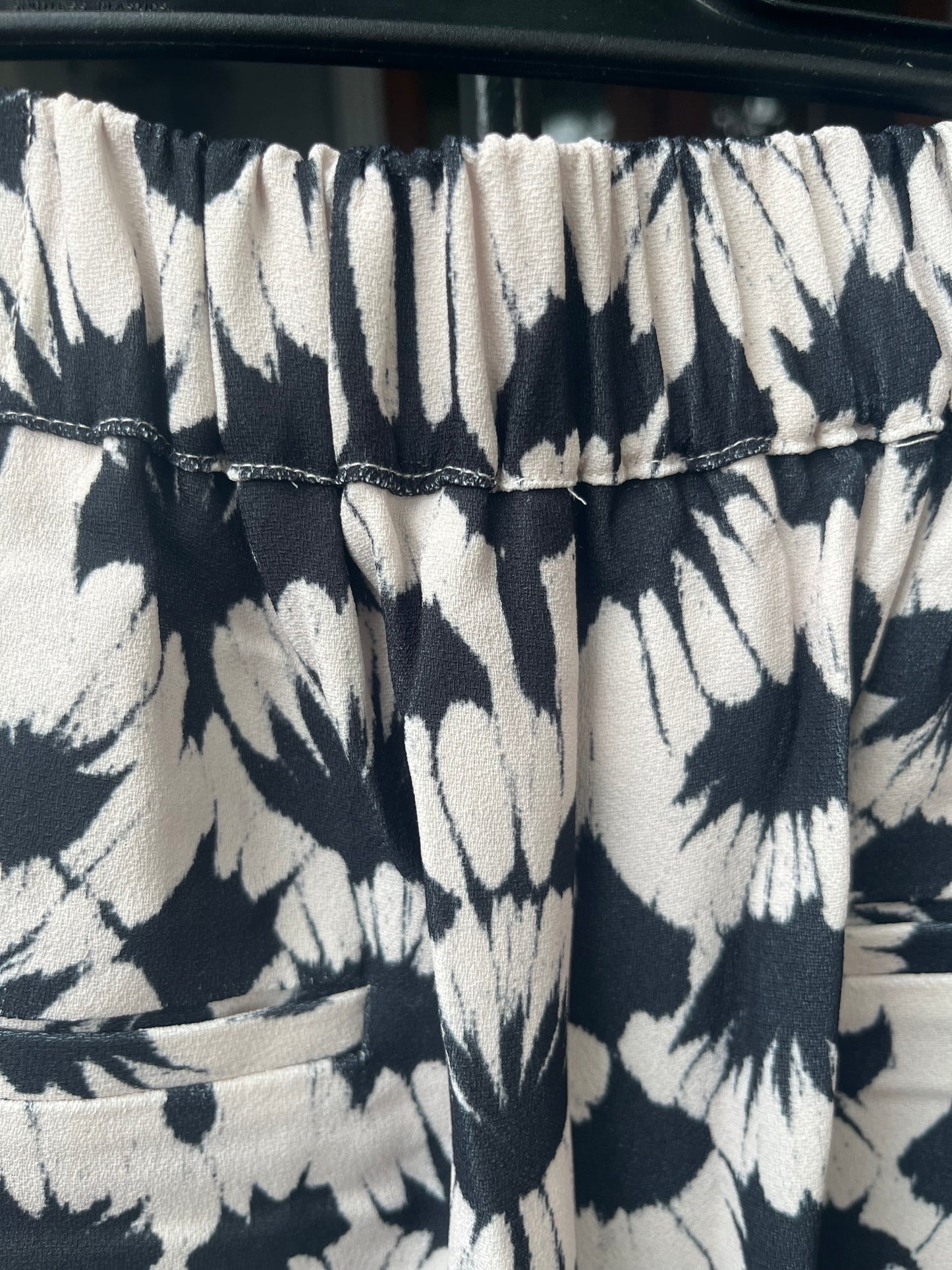 Fancy Like Wide Leg Pants - Black/White fan