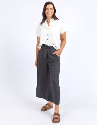 Blissed Washed Pants - Washed Black