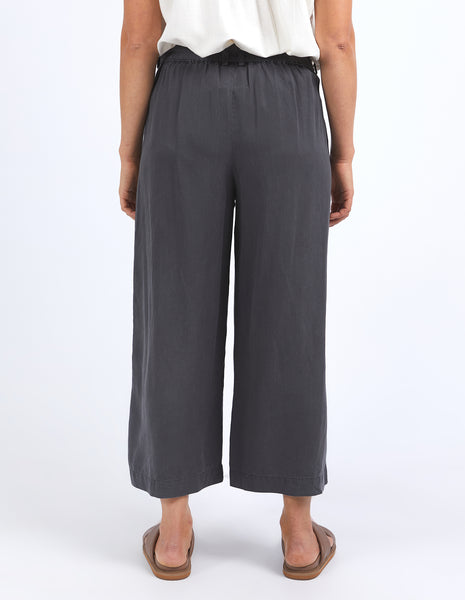 Blissed Washed Pants - Washed Black