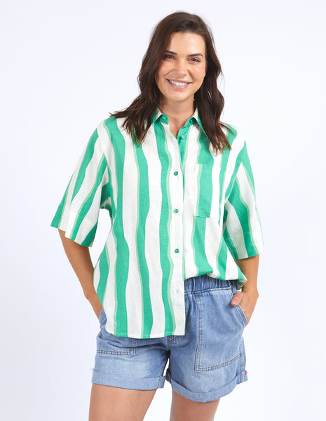 Spritz Stripe Shirt - Green