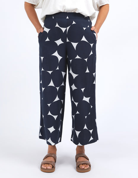 Demi Spot Pants - Navy