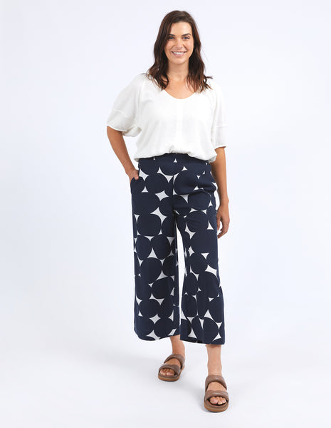 Demi Spot Pants - Navy