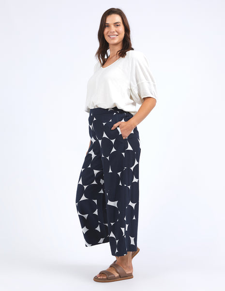 Demi Spot Pants - Navy