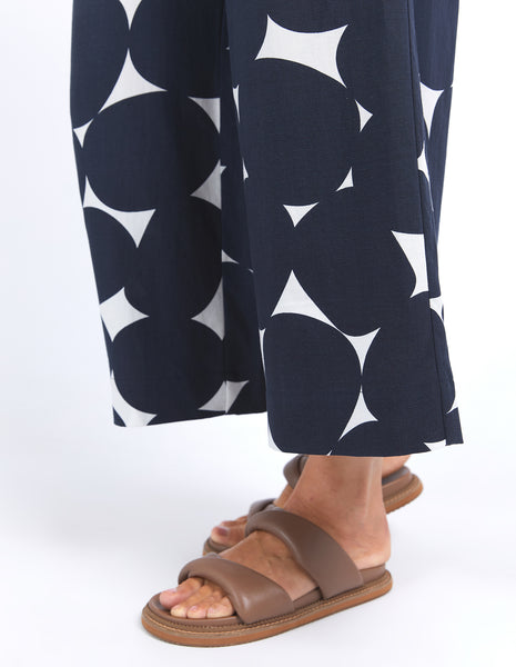 Demi Spot Pants - Navy