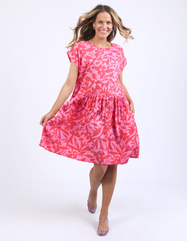 Sunset Hour Dress  - Strawberry