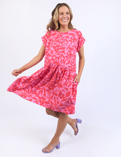 Sunset Hour Dress  - Strawberry