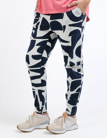 Mural Lounge Pants - Navy