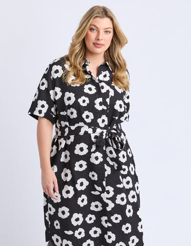 Azalea Shirt Dress - Navy