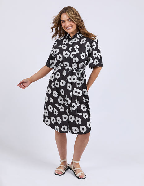 Azalea Shirt Dress - Navy