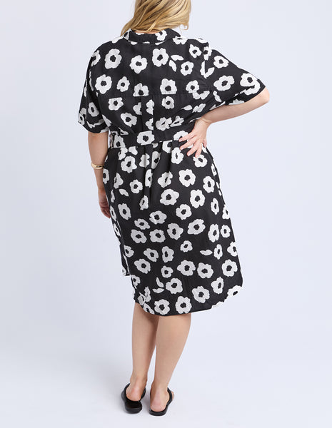 Azalea Shirt Dress - Navy