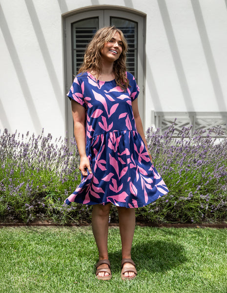 Mimosa Dress - Blue Depths