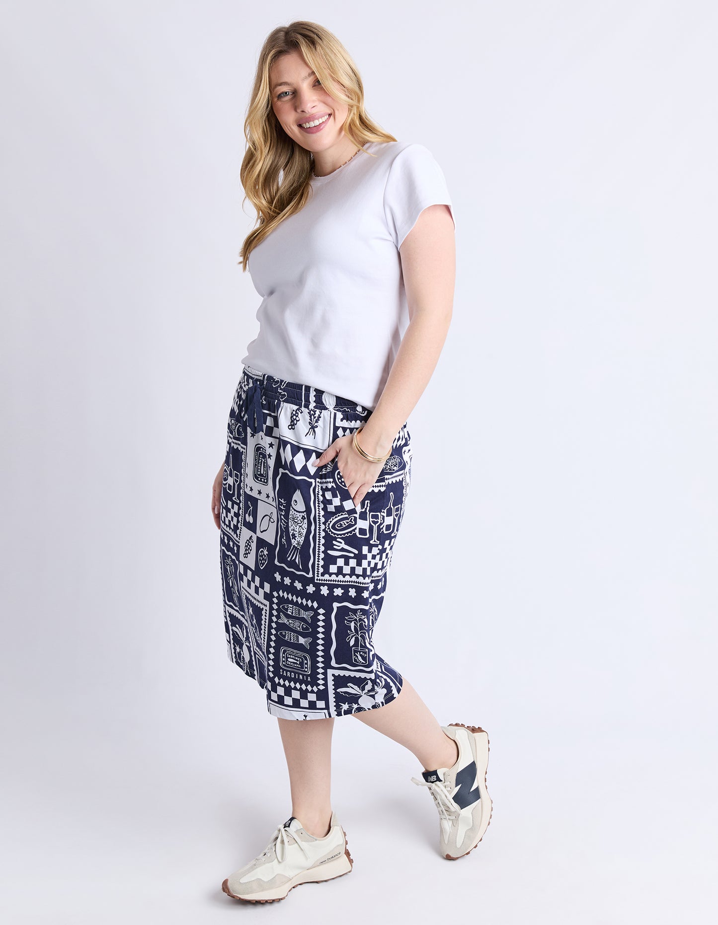 Chin Chin Skirt - Navy