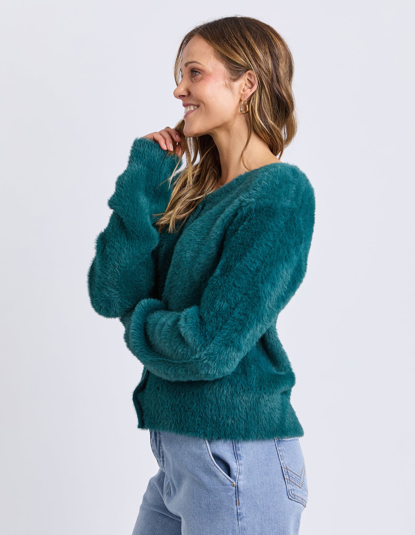 Paris Cardigan - Teal