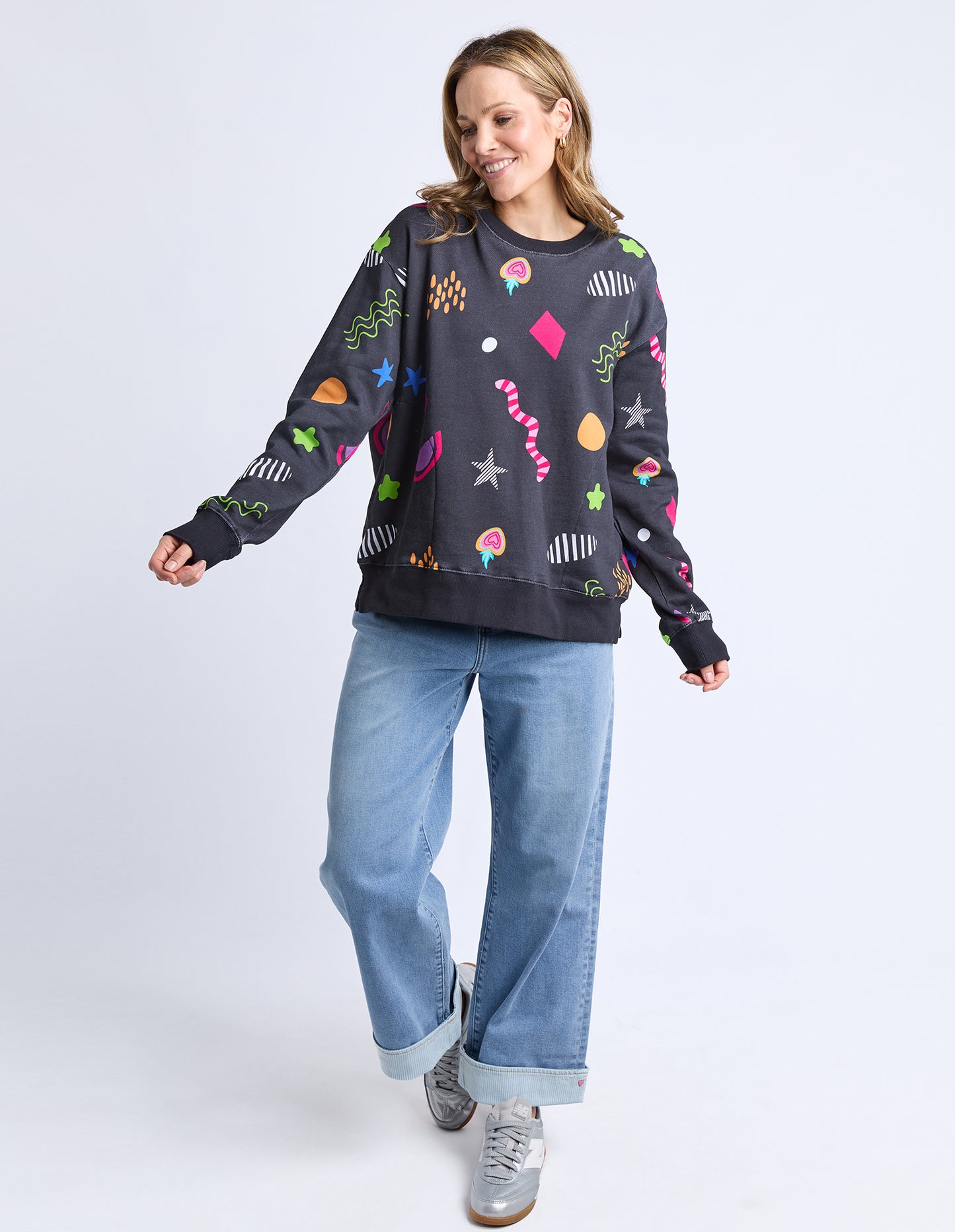 Licorice Galaxy Crew - Midnight Print