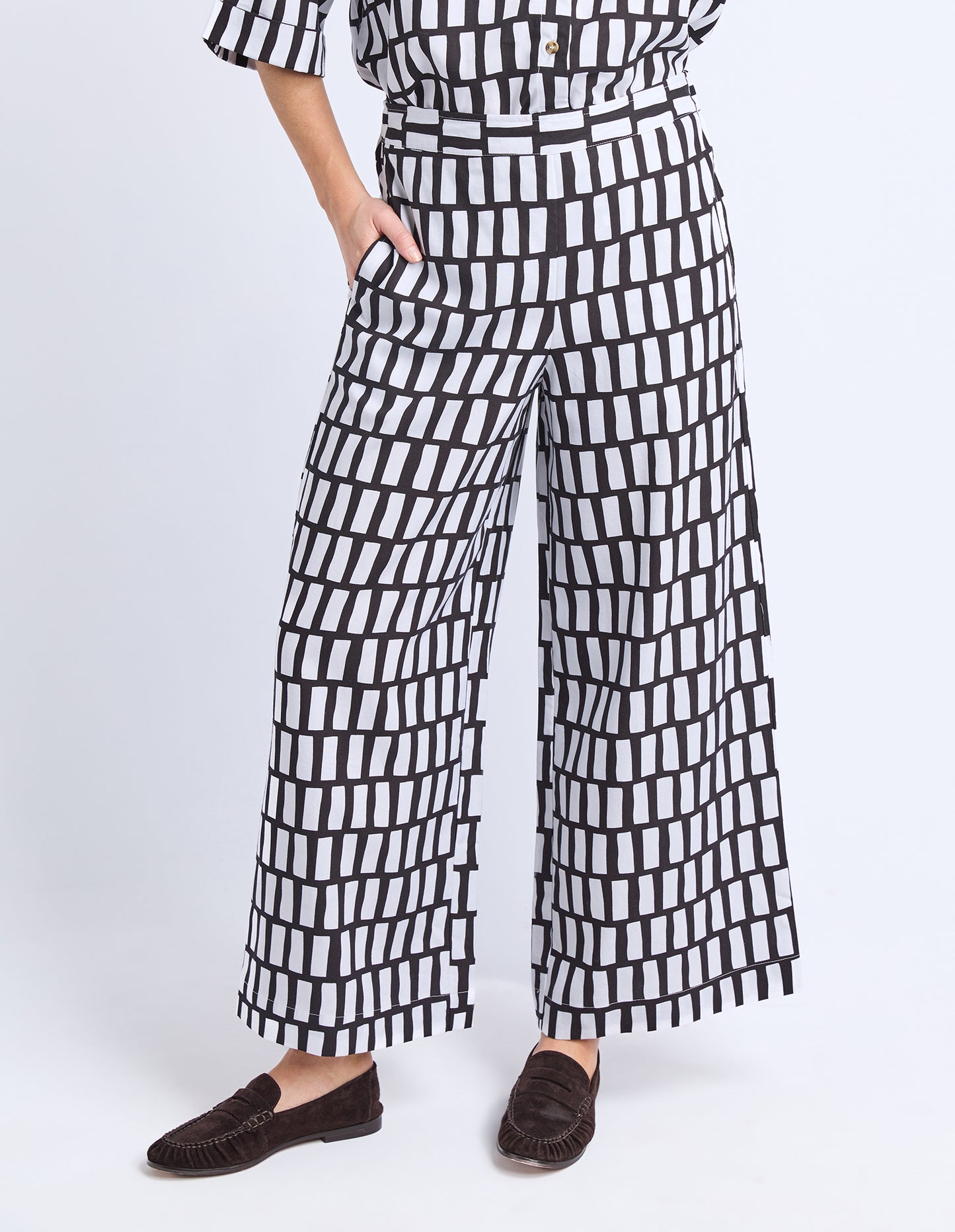 Kivi Pants - Midnight Abstract Print