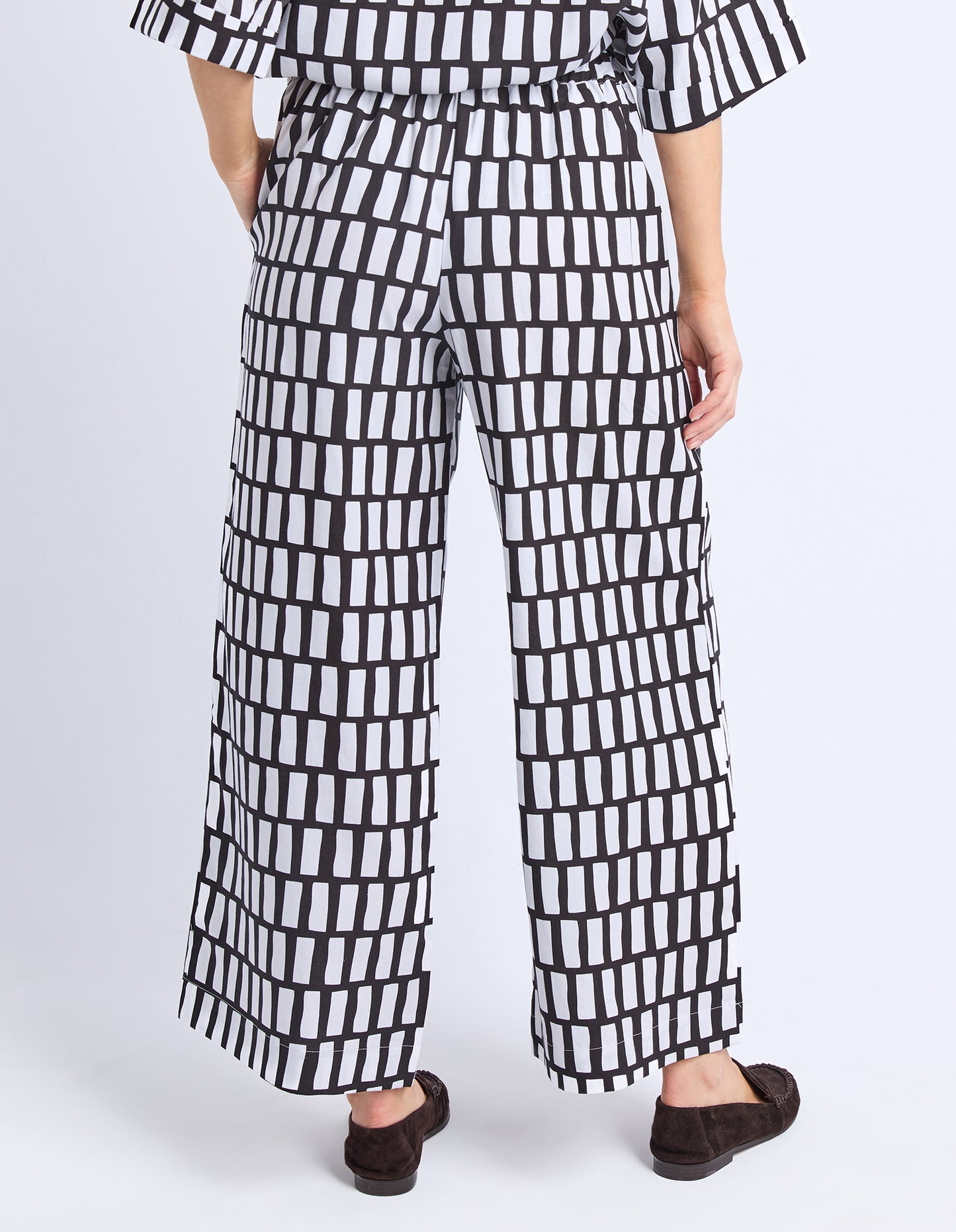 Kivi Pants - Midnight Abstract Print