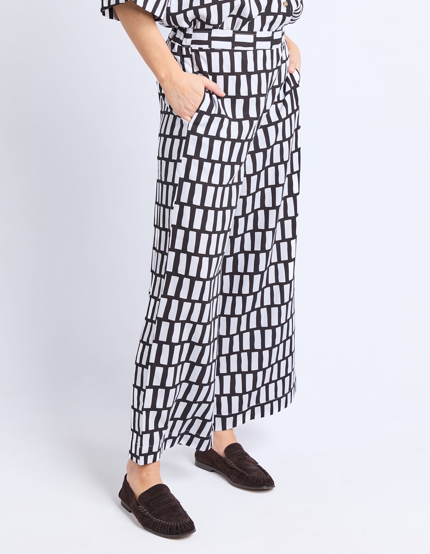 Kivi Pants - Midnight Abstract Print