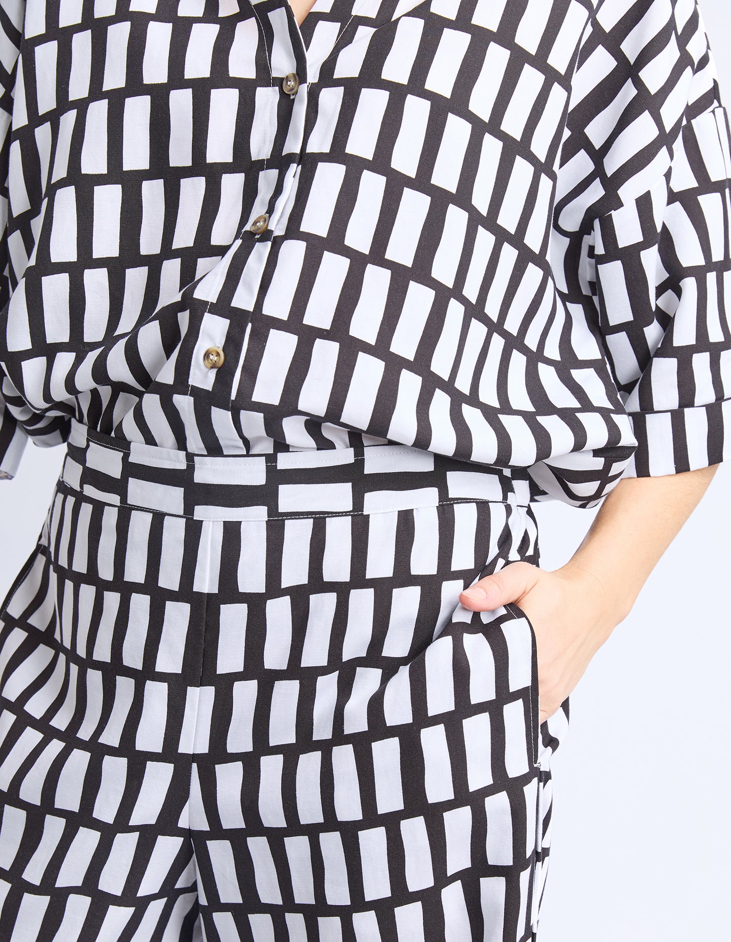 Kivi Pants - Midnight Abstract Print