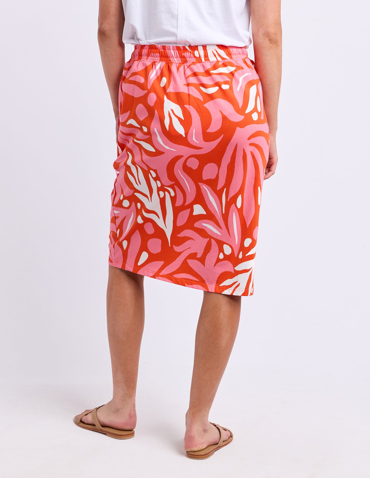 Oceana Skirt - Tangello/Pink YD Print
