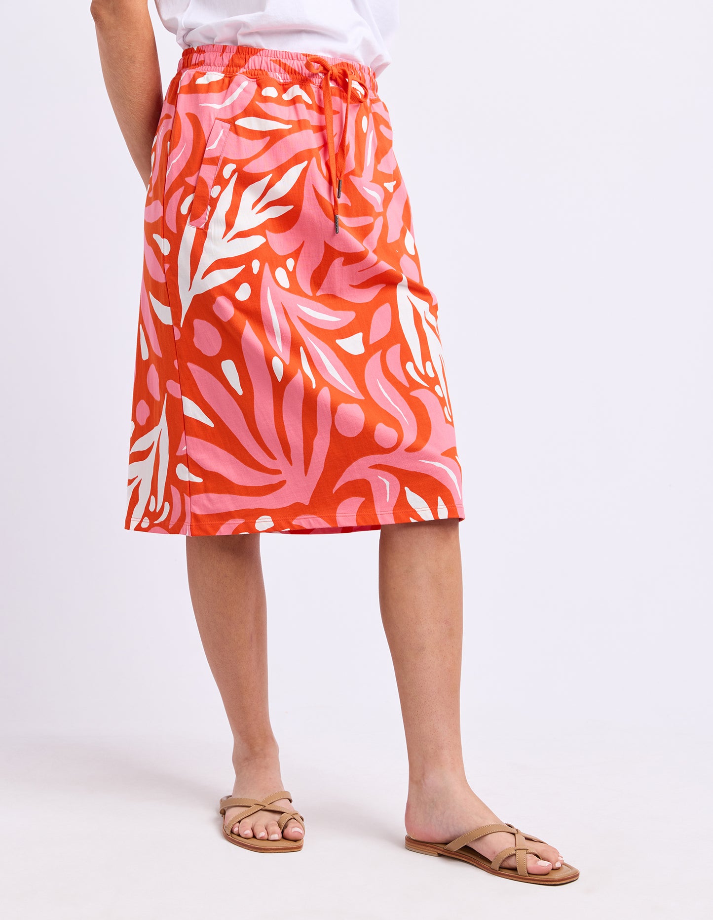 Oceana Skirt - Tangello/Pink YD Print