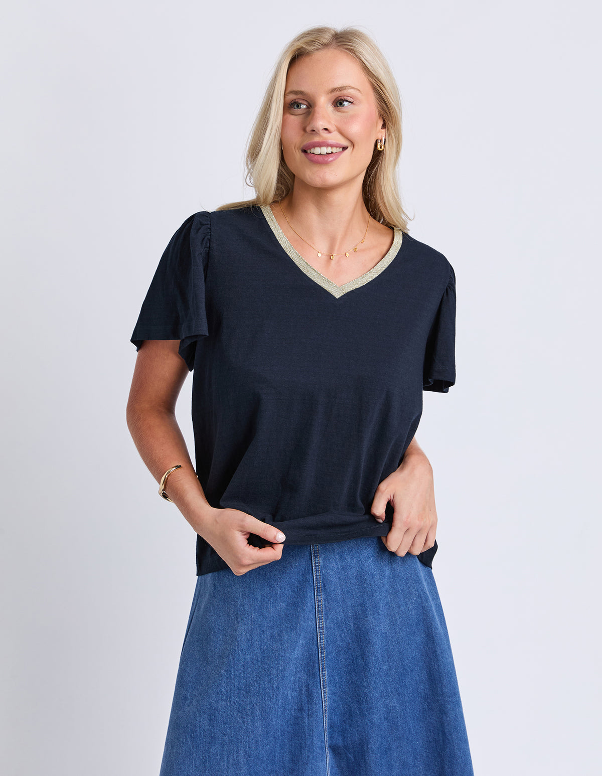 Solara Top - Navy