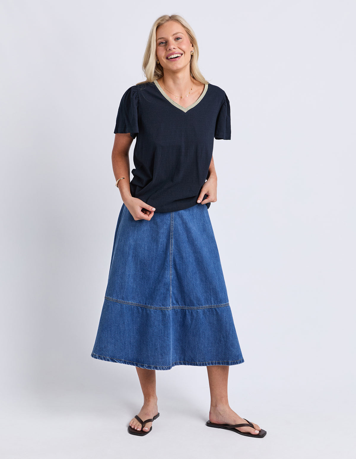 Solara Top - Navy