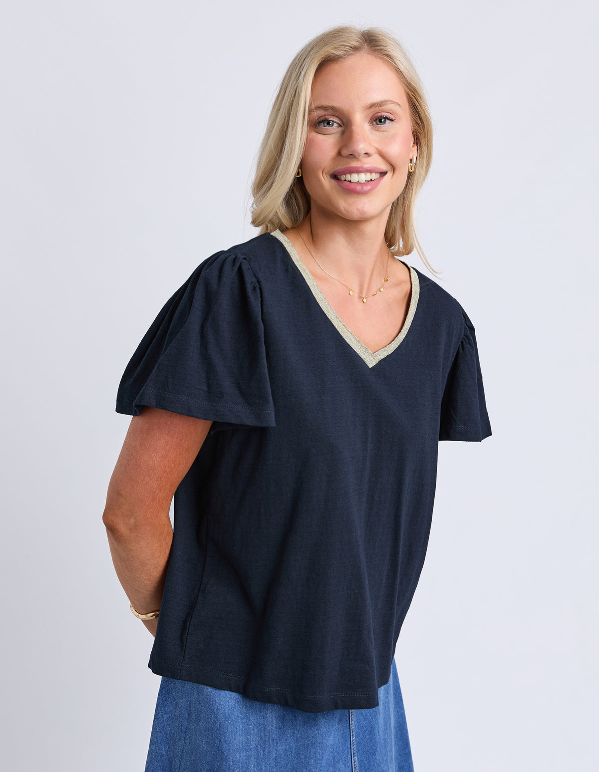 Solara Top - Navy