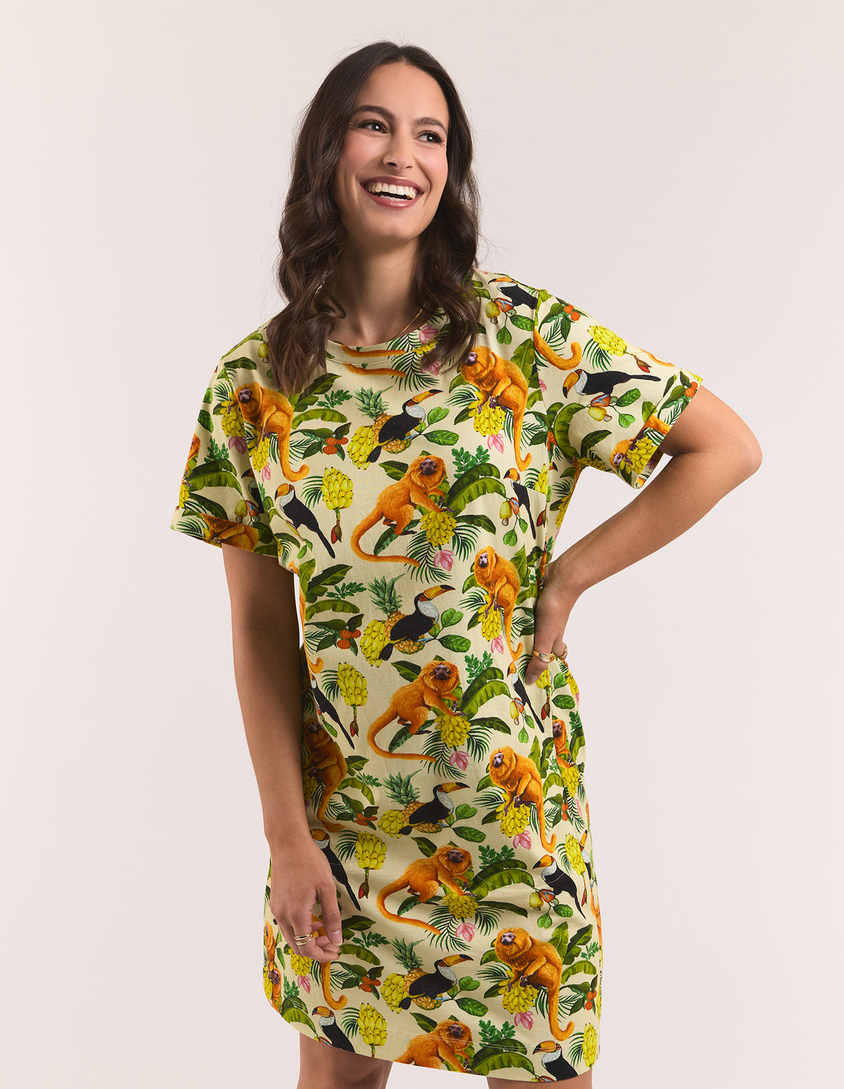 Lala Land Rio Dress - All Over YD Print