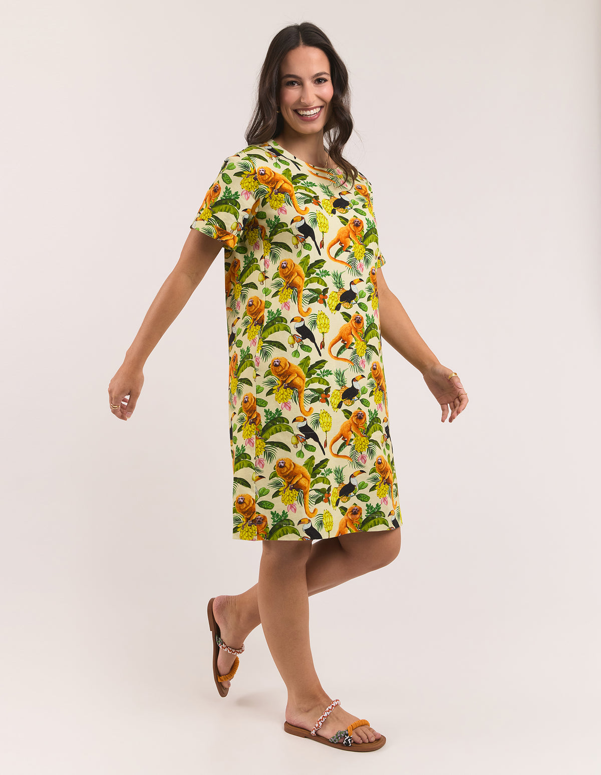Lala Land Rio Dress - All Over YD Print