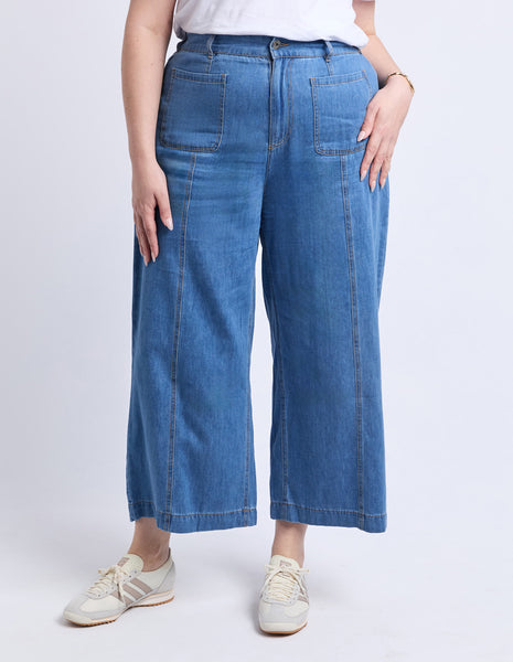Fee Front Pocket Jeans - Blue