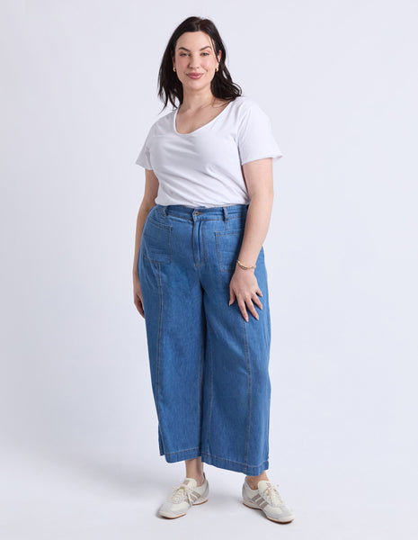 Fee Front Pocket Jeans - Blue