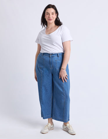 Fee Front Pocket Jeans - Blue