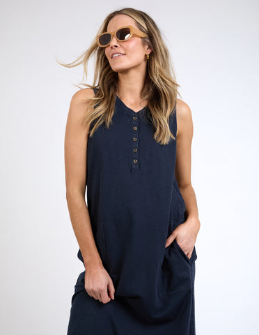 Elysian Dress - Navy