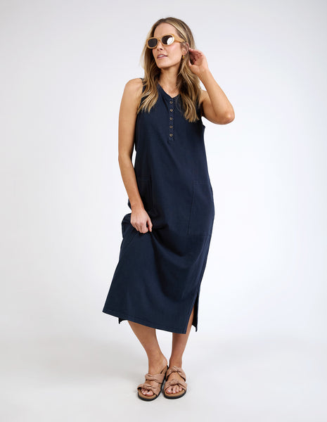 Elysian Dress - Navy