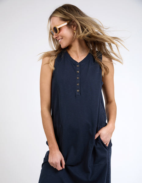 Elysian Dress - Navy