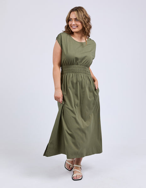Nelle Midi Dress  - Clover