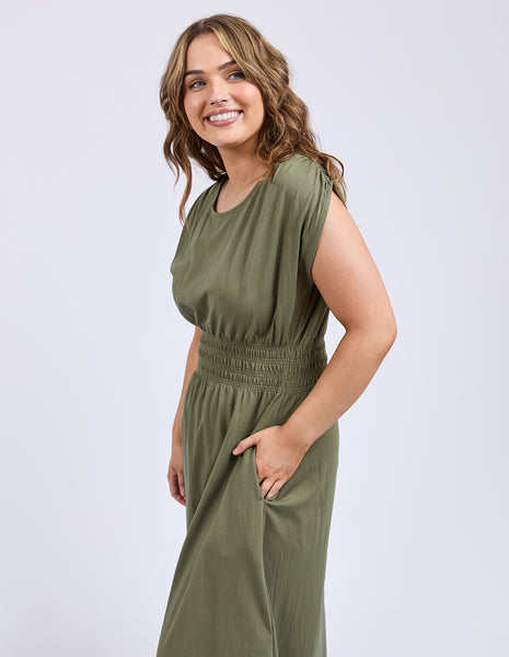 Nelle Midi Dress  - Clover