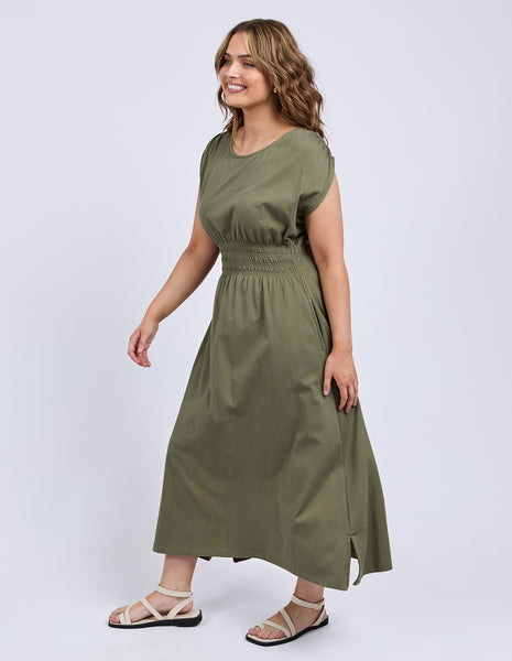Nelle Midi Dress  - Clover