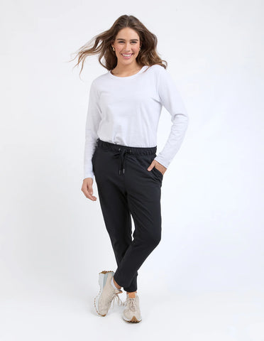 Alexis Track Pant - Black