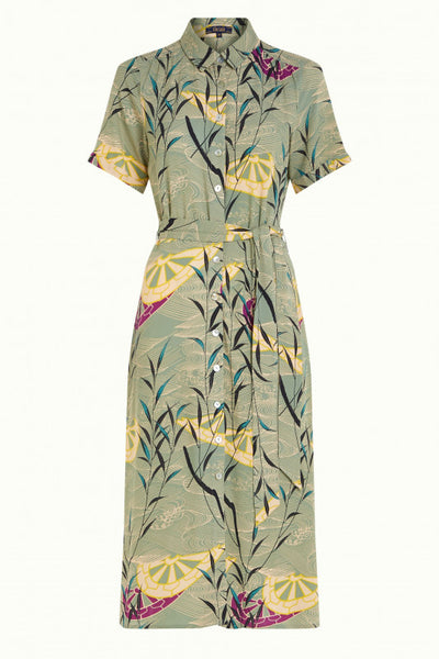 Olive Midi Dress - Dusty Turquoise