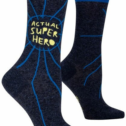 Actual Super Hero - Womens Socks