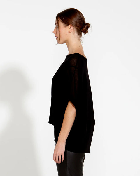 Irises Knit Top - Black