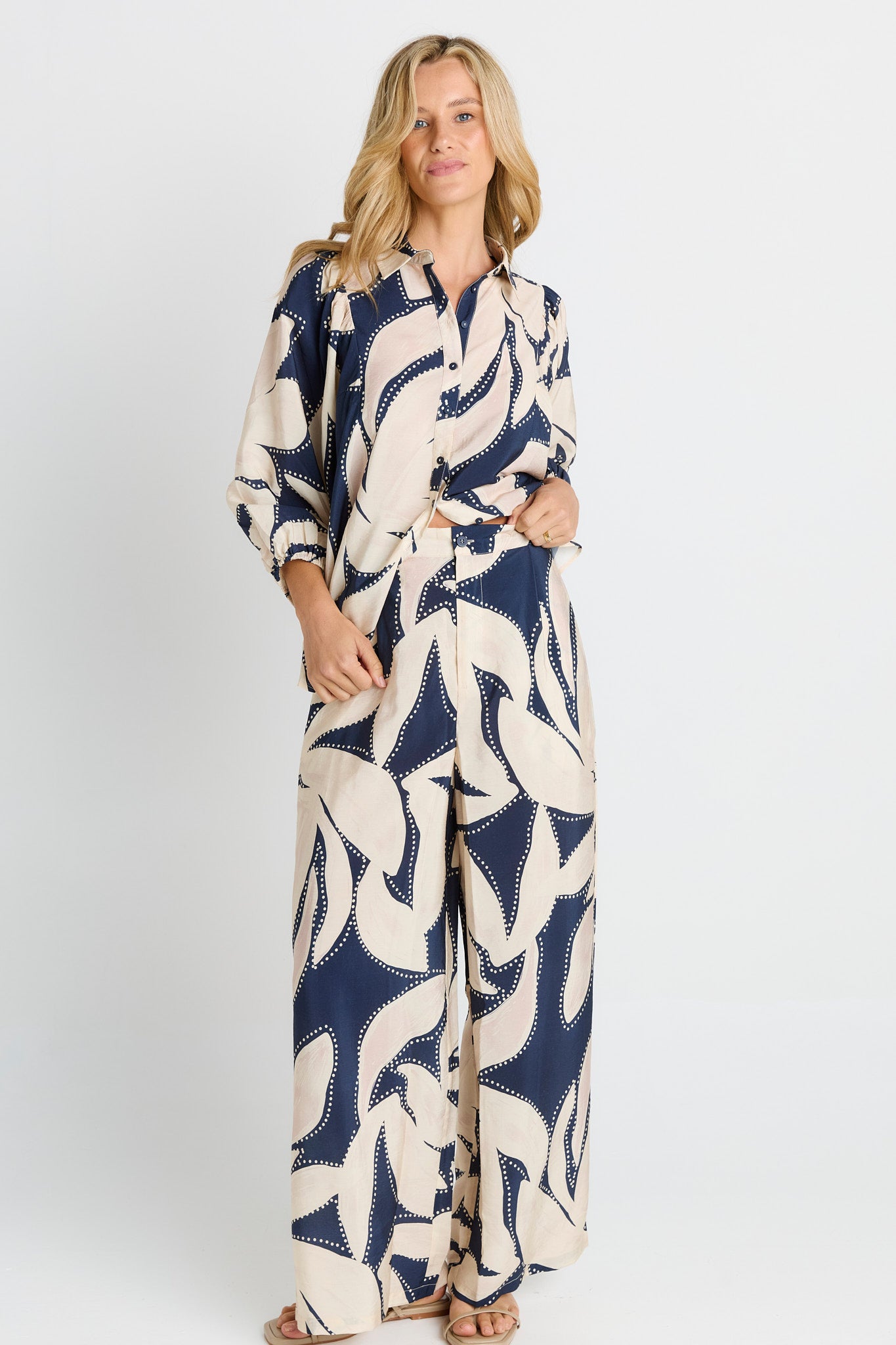 Zander Pant - Navy Floral