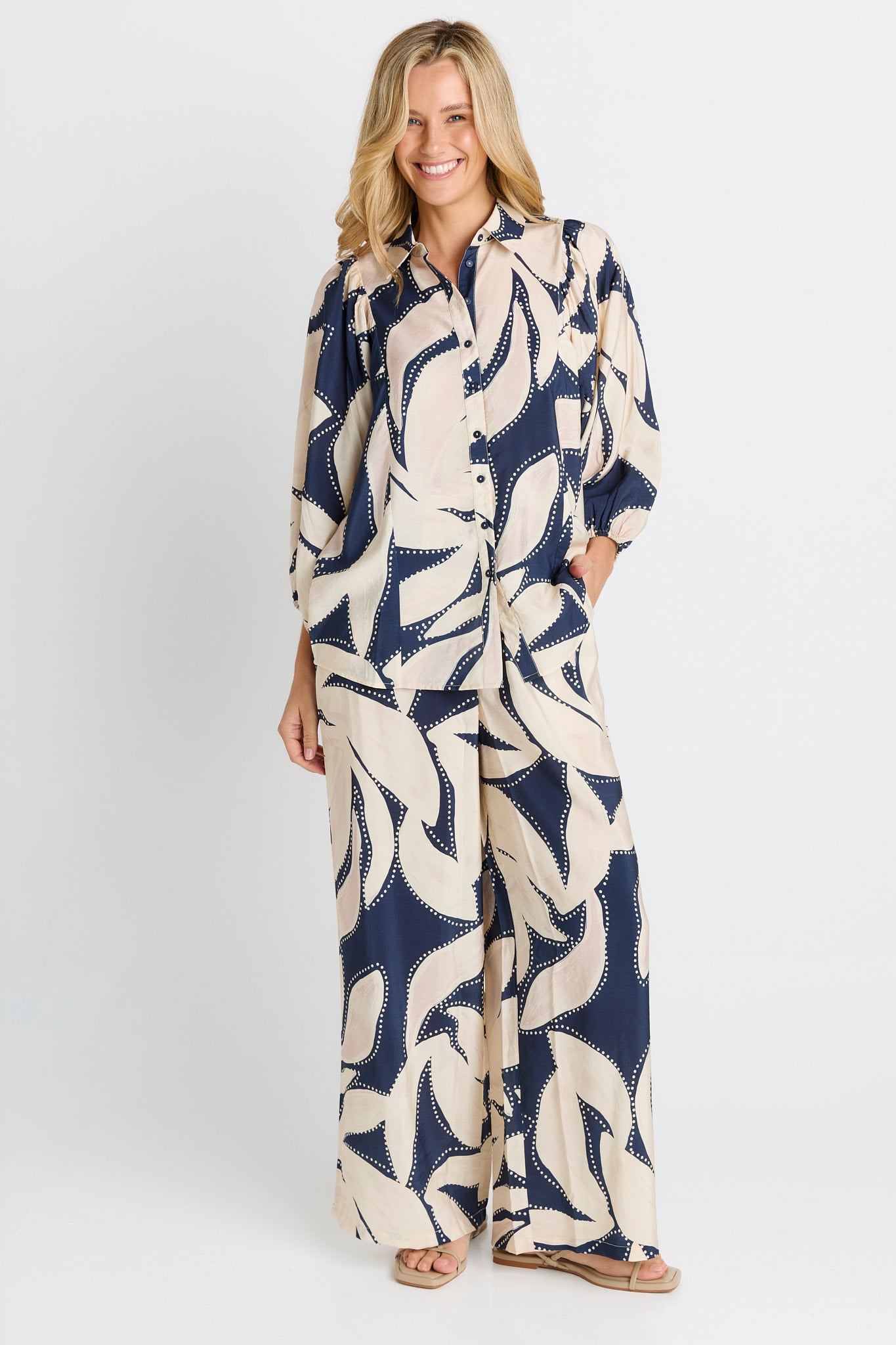 Zander Pant - Navy Floral