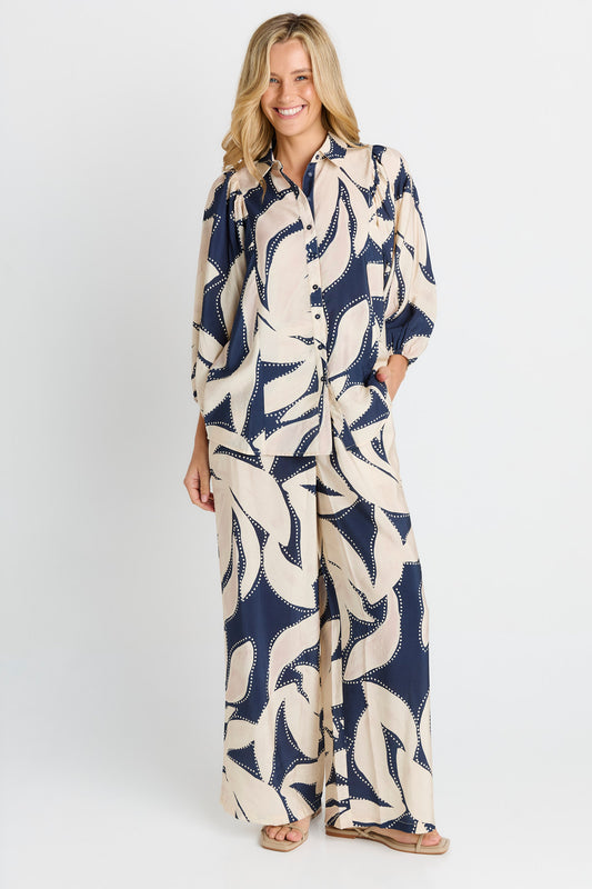 Zander Pant - Navy Floral