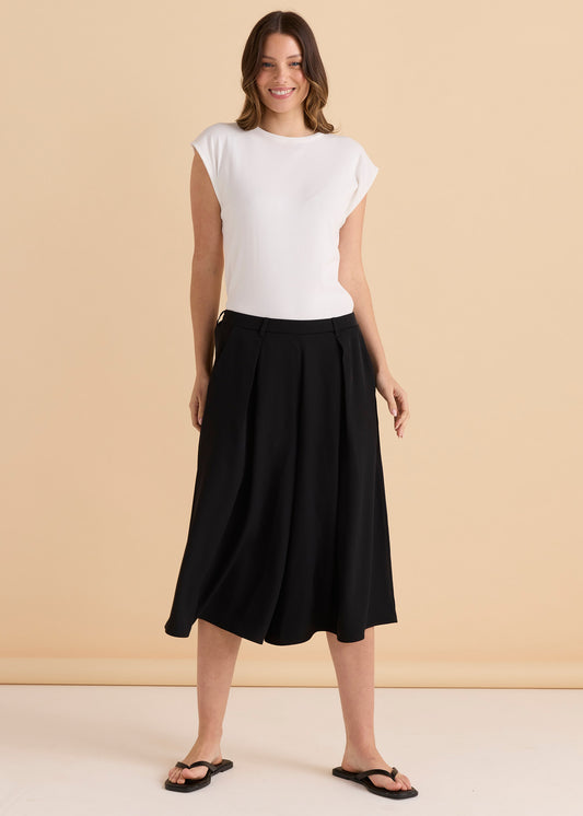 Rae Relax Culotte - Black