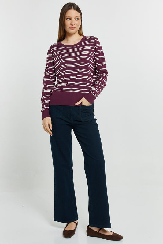 Patch Pocket Jean - Blue Smoke