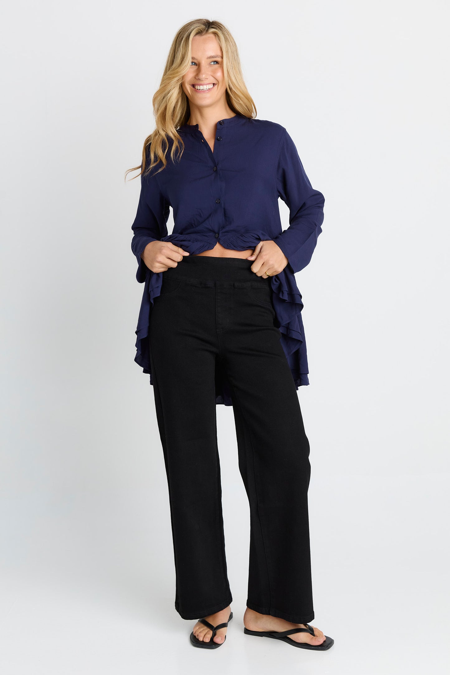 Straight Stretch Jean - Black